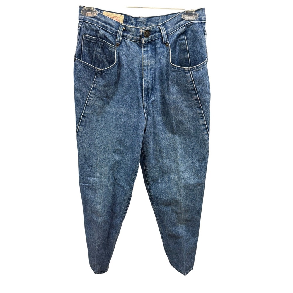 Vintage 80's‎ Coca-Cola Women's Sz 26 High Waisted Acid Wash Straight Leg Jeans